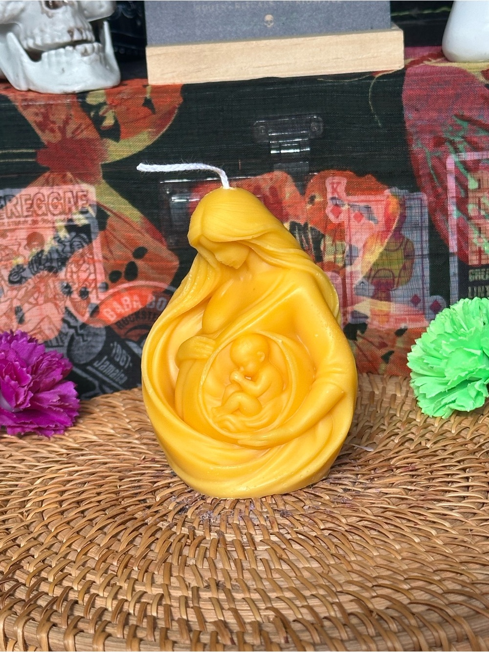 Beeswax Blend Mother & Baby Candle – Motherhood & New Beginnings